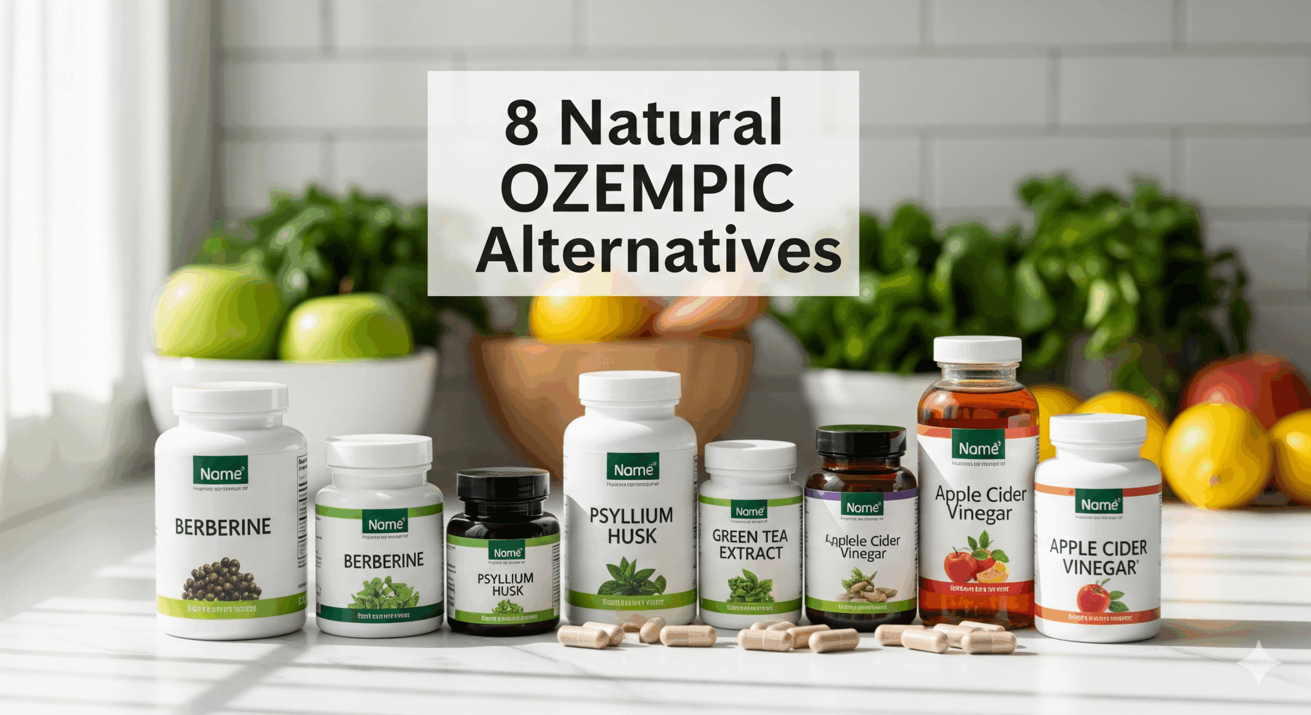 8 natural Ozempic Alternatives