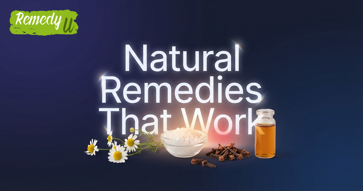 Natural Remedies that work